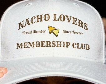 Nacho Lovers Membership Club Snapback Hat – Vintage Foodie Streetwear Accessory
