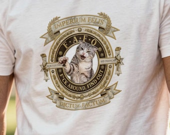 FAFO Cat Graphic T-Shirt: Sarcastic Humor Streetwear Tee