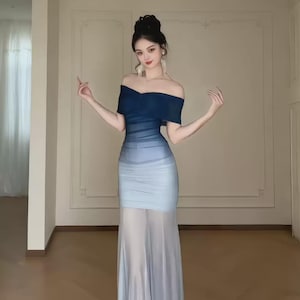 Ombre Bodycon Dress - Etsy