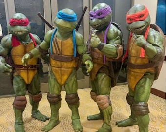 Ninja Turtle Costume Set – TMNT Cosplay Costume, Group Turtle Outfit, Halloween Party Costume, Full Body Turtle Suit