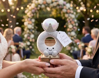 Jellycat Amuseable Diamond Ring Peluche - Regalo de aniversario, Peluche suave, Sorpresa de cumpleaños para tu mejor amigo/a, Regalo para fiestas
