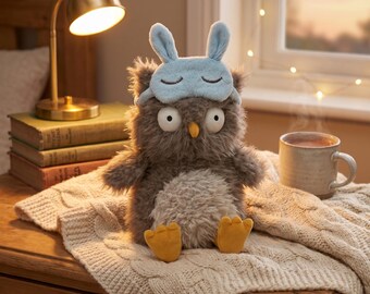 Jellycat Audrey Hootsoftly Plush Toy - Anniversary Gift, Soft Plush Toy (Suitable for Baby Room), Birthday Surprise for  Friend