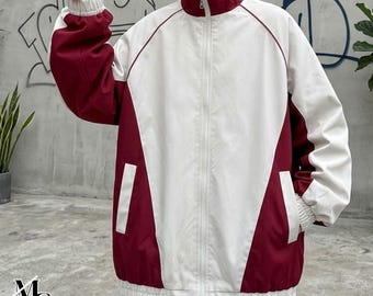 Übergroße Reißverschlussjacke | Lockerer Stehkragenpullover | Alltagskleidung | Moderner Streetwear-Style
