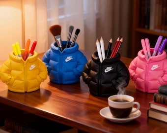 The Nike Jacket Pen Holder Mini Puffer Desk Organizer