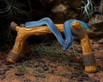 Ramas para serpientes reptiles, decoración para terrarios de reptiles, accesorios para trepar serpientes, artículos para mascotas exóticas