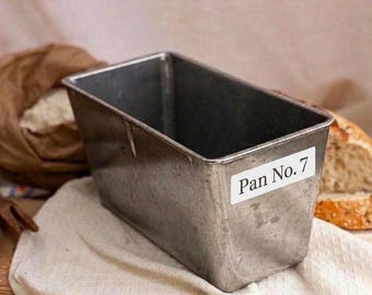 Professional Aluminum Bread Mold No. 7 , Rectangular Brick Loaf Pan