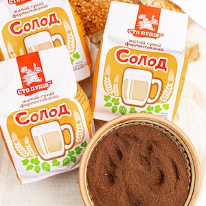 Fermentowany słód żytni (500 g) – tradycyjny ukraiński czerwony słód do wypieku chleba rzemieślniczego i produkcji kwasu chlebowego