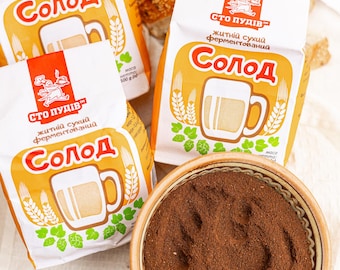 Fermentowany słód żytni (500 g) – tradycyjny ukraiński czerwony słód do wypieku chleba rzemieślniczego i produkcji kwasu chlebowego