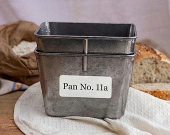 Molde de aluminio para pan n.° 11a: El elemento esencial del artesano para panecillos.