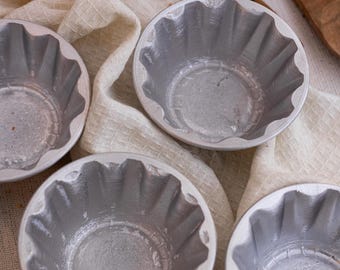 Professional Cast Aluminum Rum Baba Brioche Molds