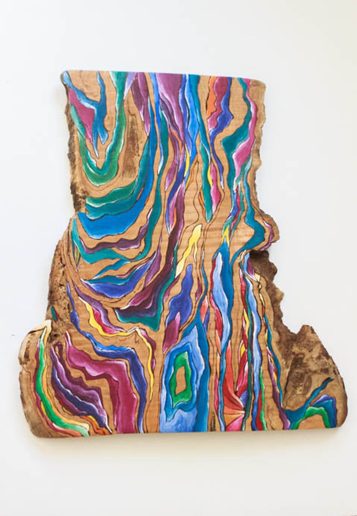 Natural Wood Grain Art Wood Burning Wall Art Wood Etsy