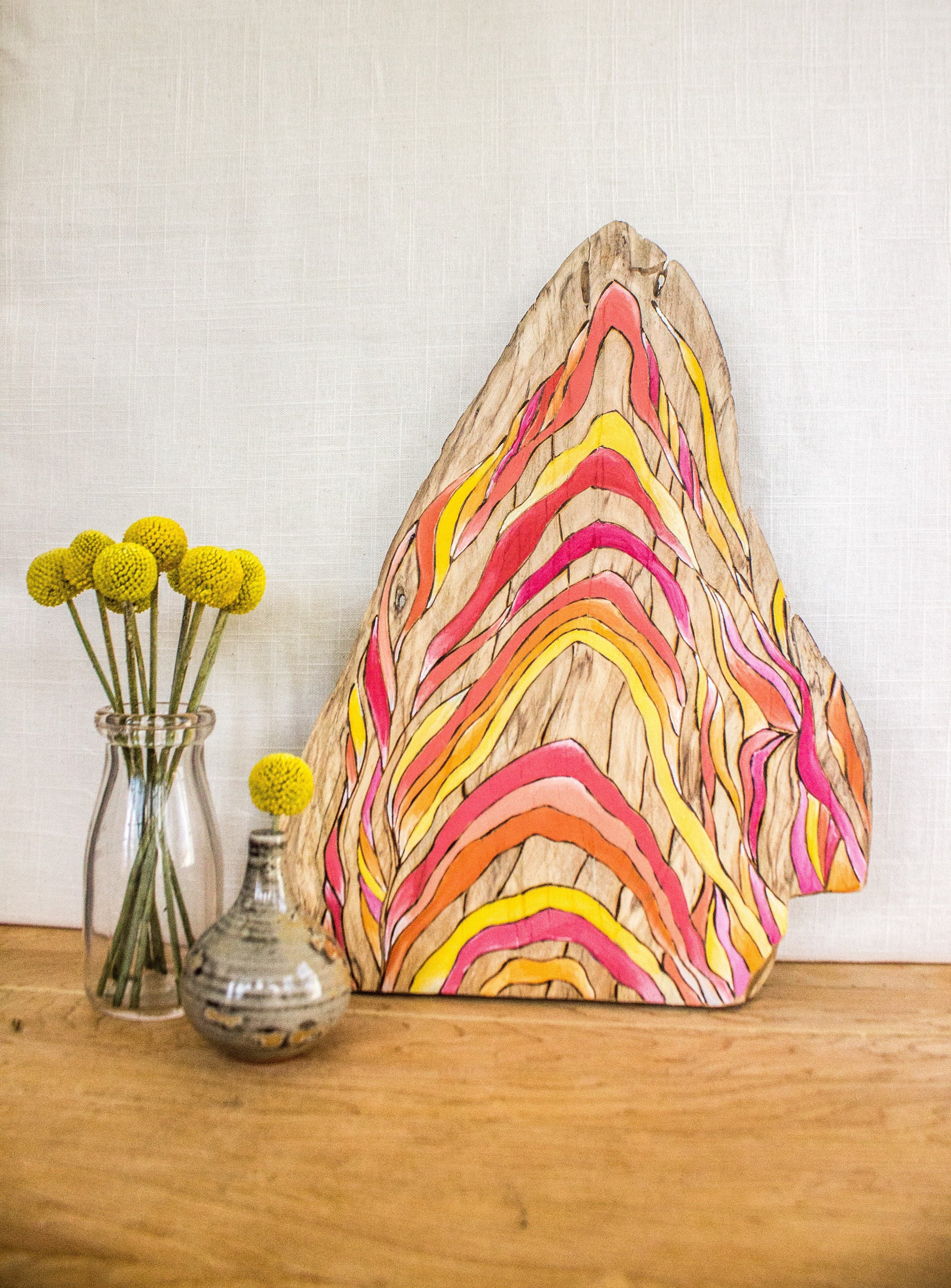 Natural Wood Grain Art Wood Burning Wall Art Wood Etsy