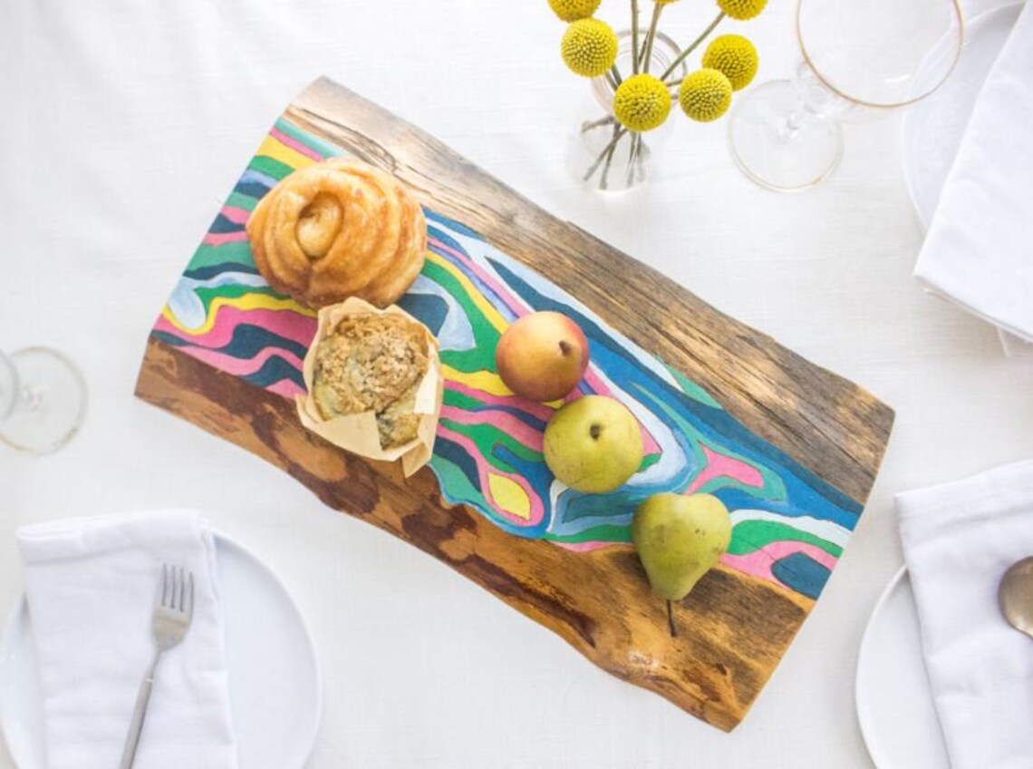 Natural Wood Grain Art Wood Burning Wall Art Wood Etsy