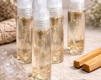 Vibe Check Aura und Energie Reinigender Spray • Palo Santo & Quarz Spray • Schützen • Zurücksetzen