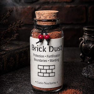 Brick Dust Protection Powder • Warding, Boundaries, Spiritual Protection • Protective Floor Wash, Threshold Protection, Witchcraft