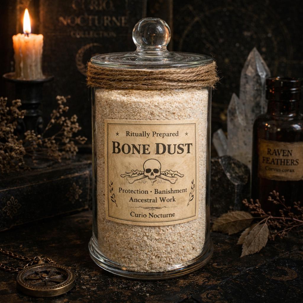 Bone Dust • Ritually Prepared • Ethically Sourced • Protection