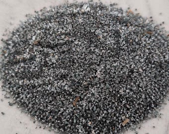 Sal ritual de protección • Sal para hechizos protectores con turmalina negra, polvo de cascarilla y hierbas • Para desterrar, limpiar y proteger