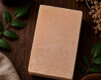 Nag Champa modderzeep • Handgemaakte rituele zeep voor aarding, balans en spirituele reiniging • Rhassoul kleizeep