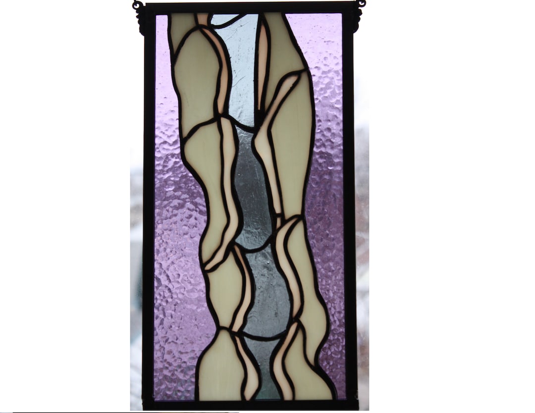 Abstract Stained-glass Window/ Panel - Etsy