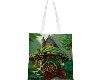 Sac fourre-tout en toile - Cabane dans les bois