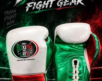 Luvas de treino personalizadas, sem luvas de boxe, profissionais, para MMA e Muay Thai, com cadarço.