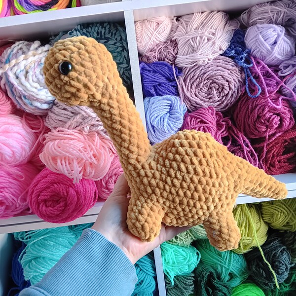 Brontosaurus, Dinosaur, Bronto ,Dino ,Plush Dinosaur, Crochet Dinosaur