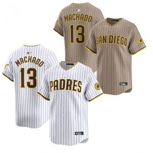 Personalized Major League (MLB) San Diego Padres , Custom Name & Number, #13 Manny Machado All Stitched Limited Player Jersey Gift