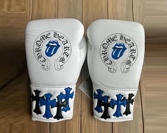 Chrome Hearts Boxing Gloves, Sparring Gloves: Top Grain Leather, 8oz-16oz