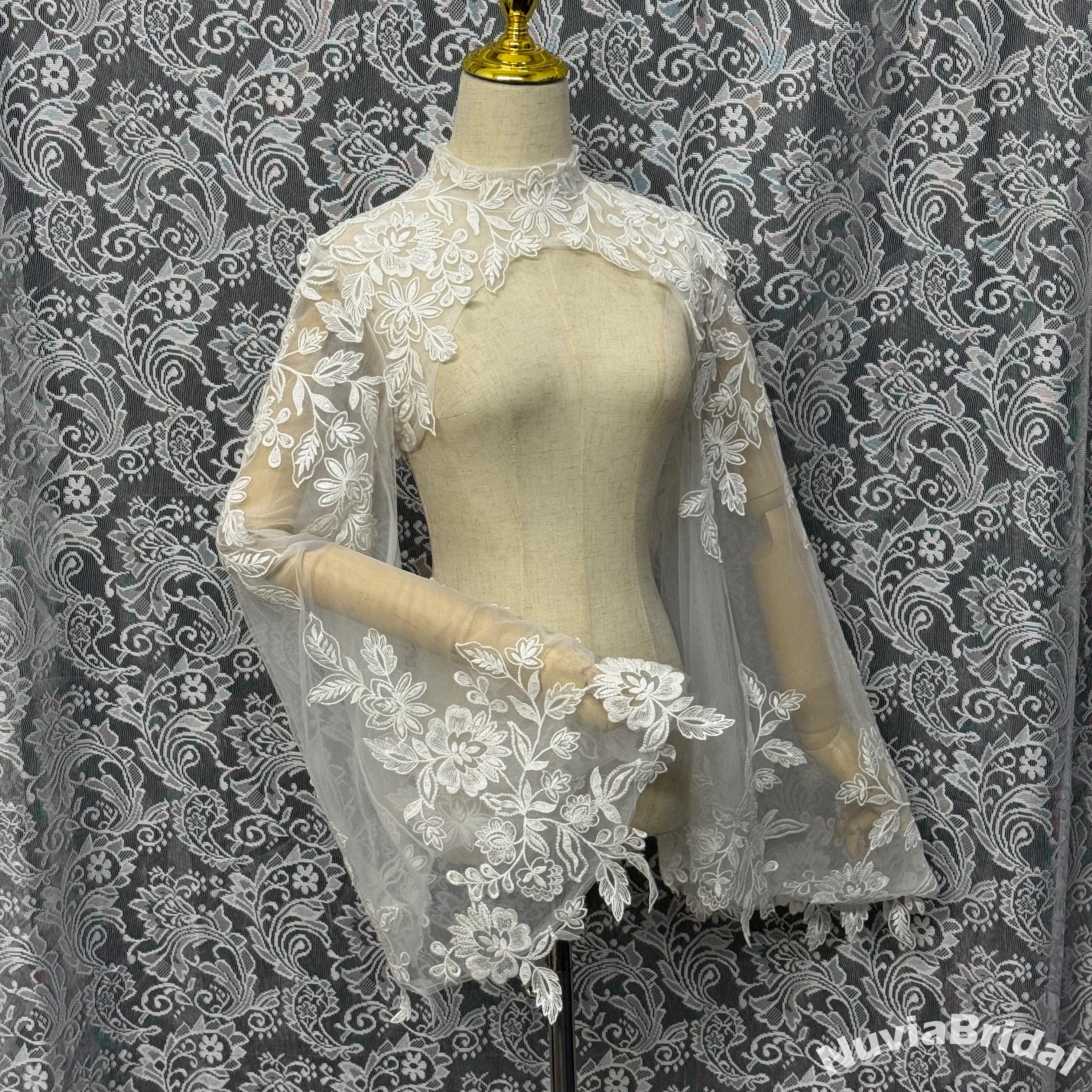 Wedding Dress Topper Sleeves - Etsy