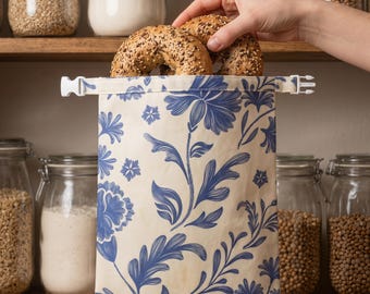 Bienenwachs Brot Tasche für Sauerteig - Geschenk für sie, Wiederverwendbare Brot Aufbewahrungstasche, Selbstgemachte Brot Tasche, Muttertagsgeschenk