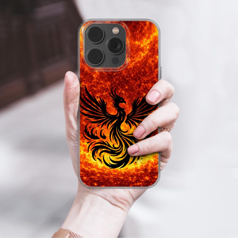 Fire Phoenix Phone Case – Mythical Rebirth Cover for Iphone, Samsung ...