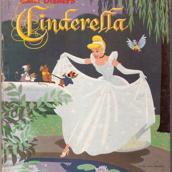 Cinderella Vintage Cozy Corner Book Illustrated by the Walt Disney Studio