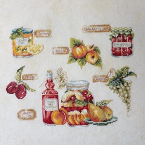 Completed Cross Stitch - Lanarte - LES CONFITURES (34449)  completed cross stitch finished needlework