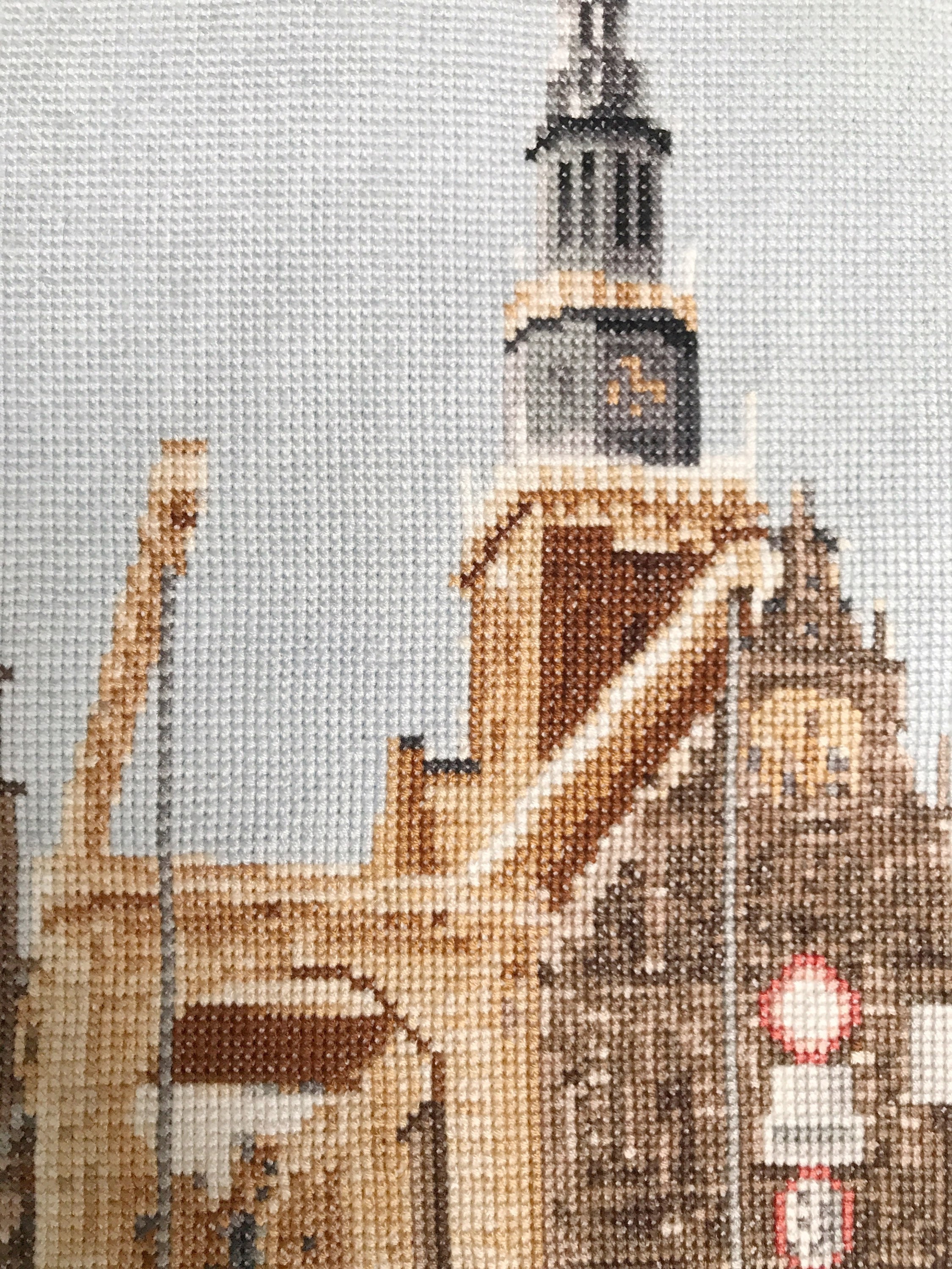 Completed Cross Stitch Typical Dutch Scene crossstitch counted | Etsy