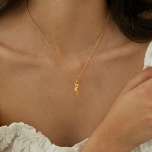 Collier avec pendentif pour le corps, collier minimaliste, collier en superposition, collier pour femmes, bijoux pour meilleure amie, cadeau d'anniversaire pour elle image 2