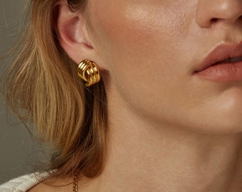 Fashion Golden Ball Especial Cadena Hebilla Pendientes De T Fashion Golden Ball Especial Cadena Hebilla Pendientes De T