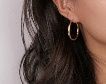 Gold Hoop Earrings, Hoop Earrings Gold, Gold Hoops Small, Hoop Earrings Small, Minimalist Hoops, Boho Hoop Earrings, Boho Earrings, Minimal