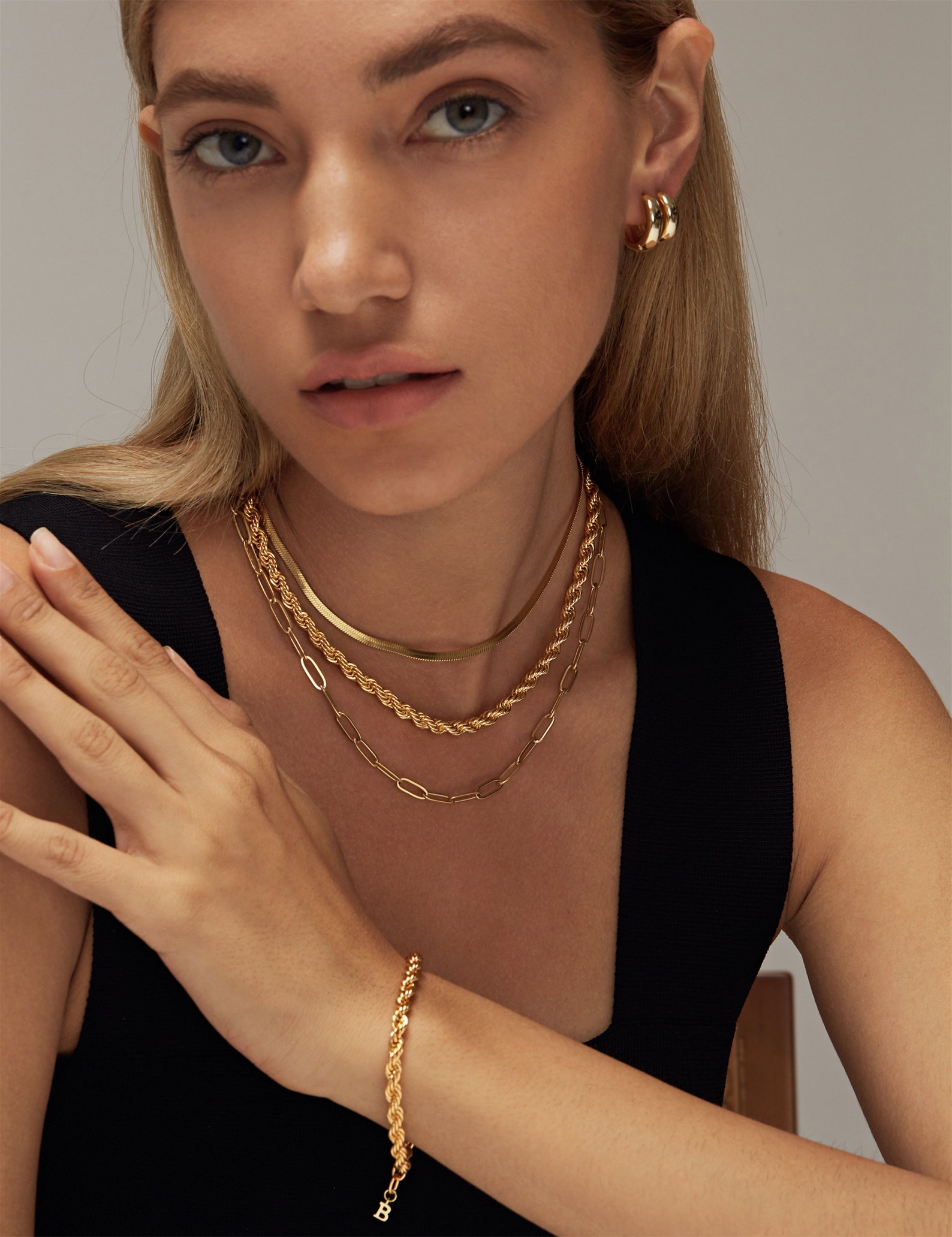 Gold Rope Necklace Thick Rope Necklace Rope Twist Necklace Etsy