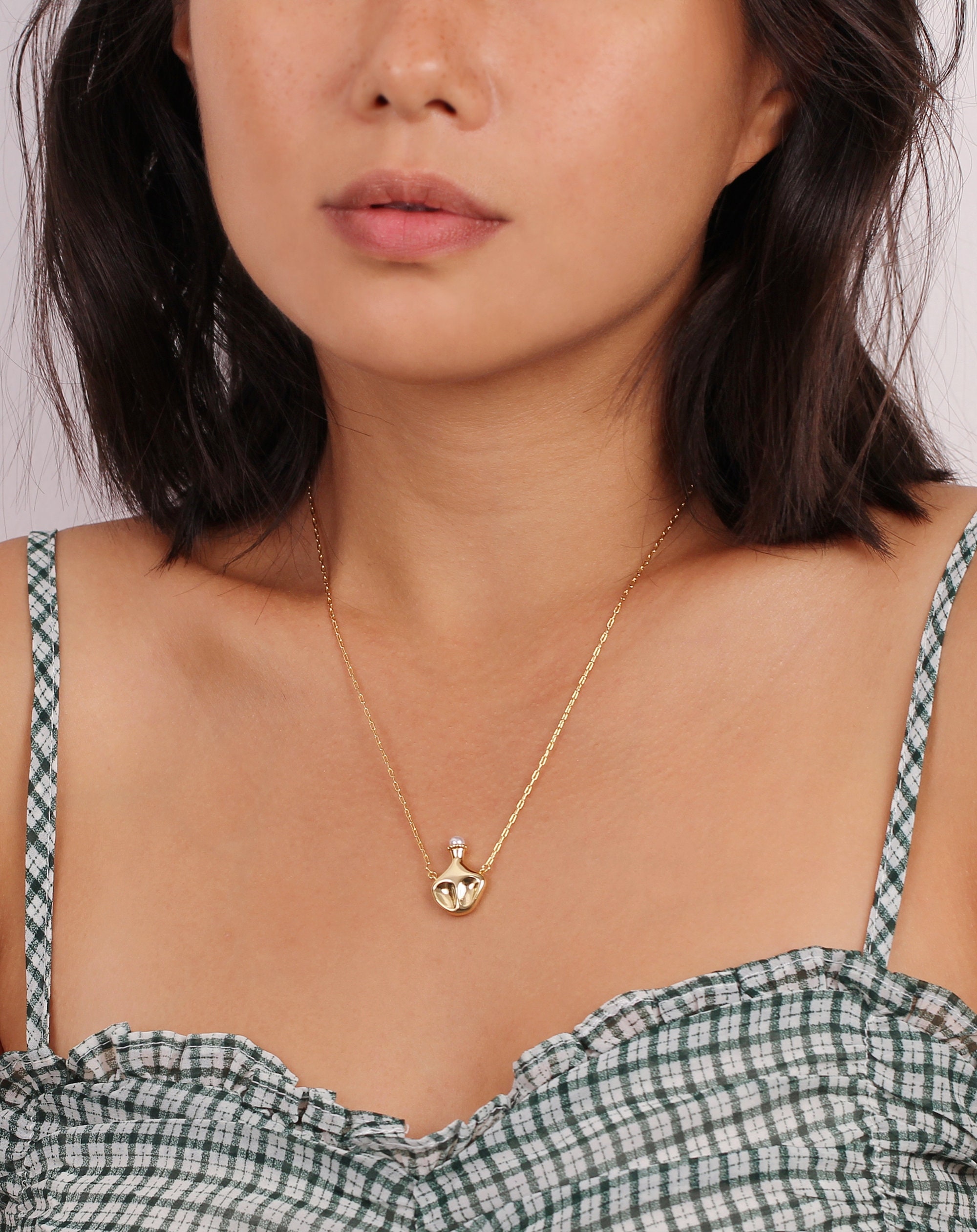 Vase Charm Necklace Vessel Jug Necklace 