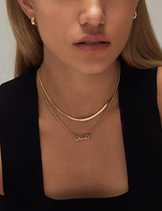 Dainty hotsell personalized necklace