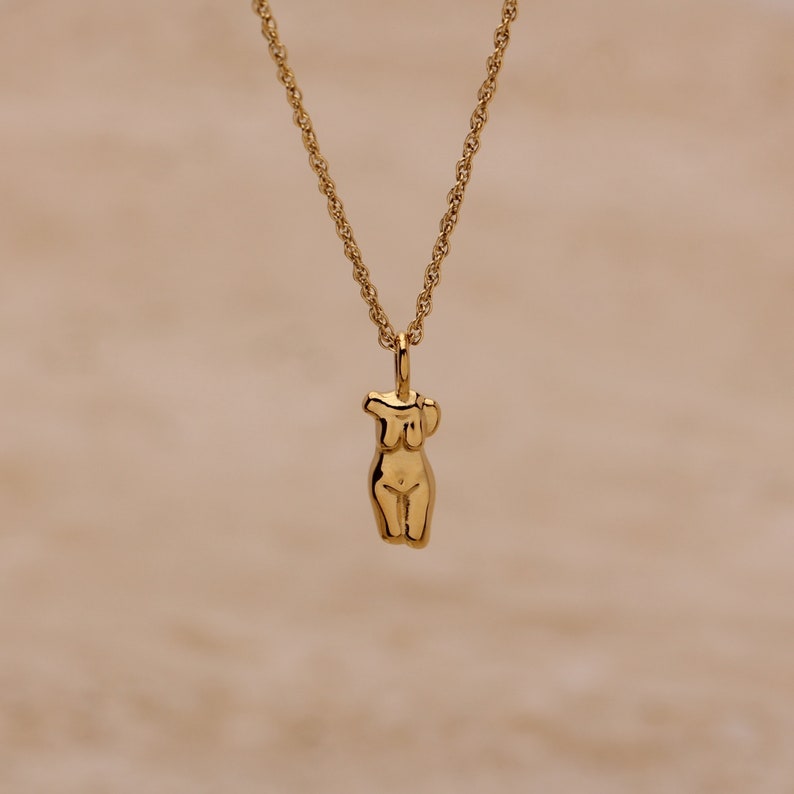 Collier avec pendentif pour le corps, collier minimaliste, collier en superposition, collier pour femmes, bijoux pour meilleure amie, cadeau d'anniversaire pour elle image 10