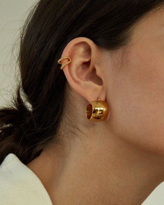 Buy Jewelry Gift Mom Gift Anniversary Gift Gold Hoop Earrings