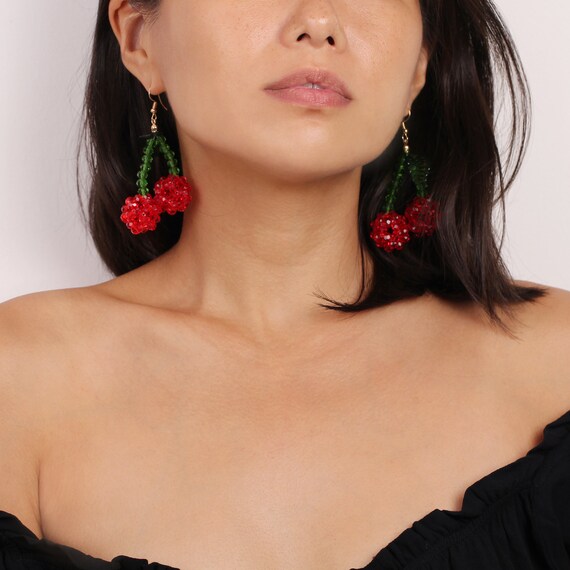 Mejuri cherry best sale earrings