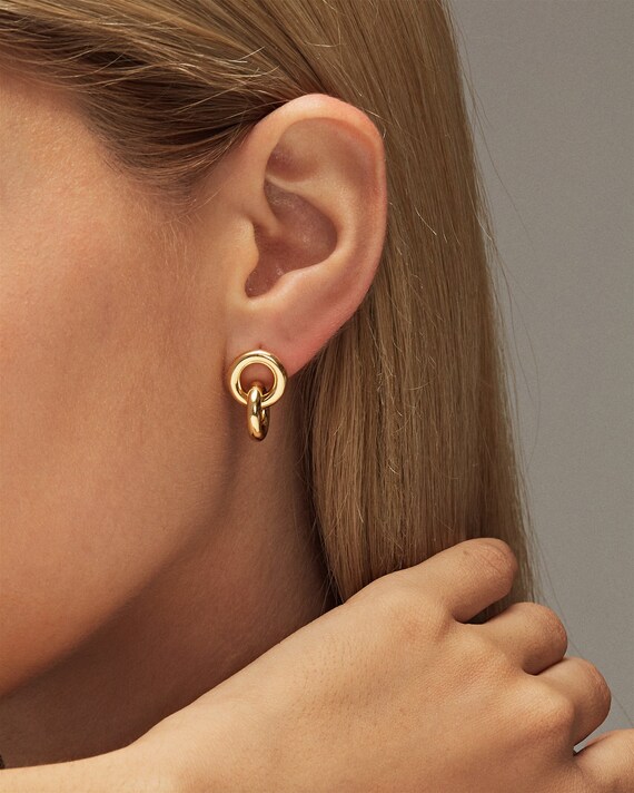 Gold earrings deals for mom