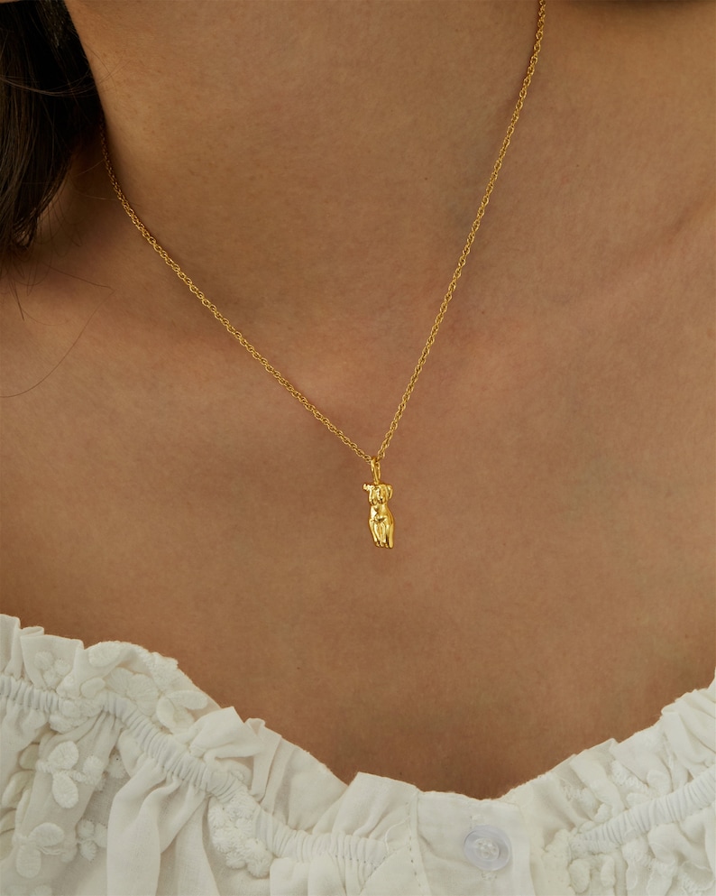 Collier avec pendentif pour le corps, collier minimaliste, collier en superposition, collier pour femmes, bijoux pour meilleure amie, cadeau d'anniversaire pour elle image 9