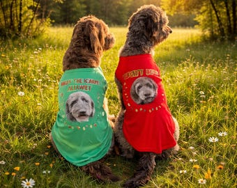 Custom Pet Shirt - Personalized Dog and Cat Apparel with Logos, Graphics, Photos and Text for Small and Large Pets