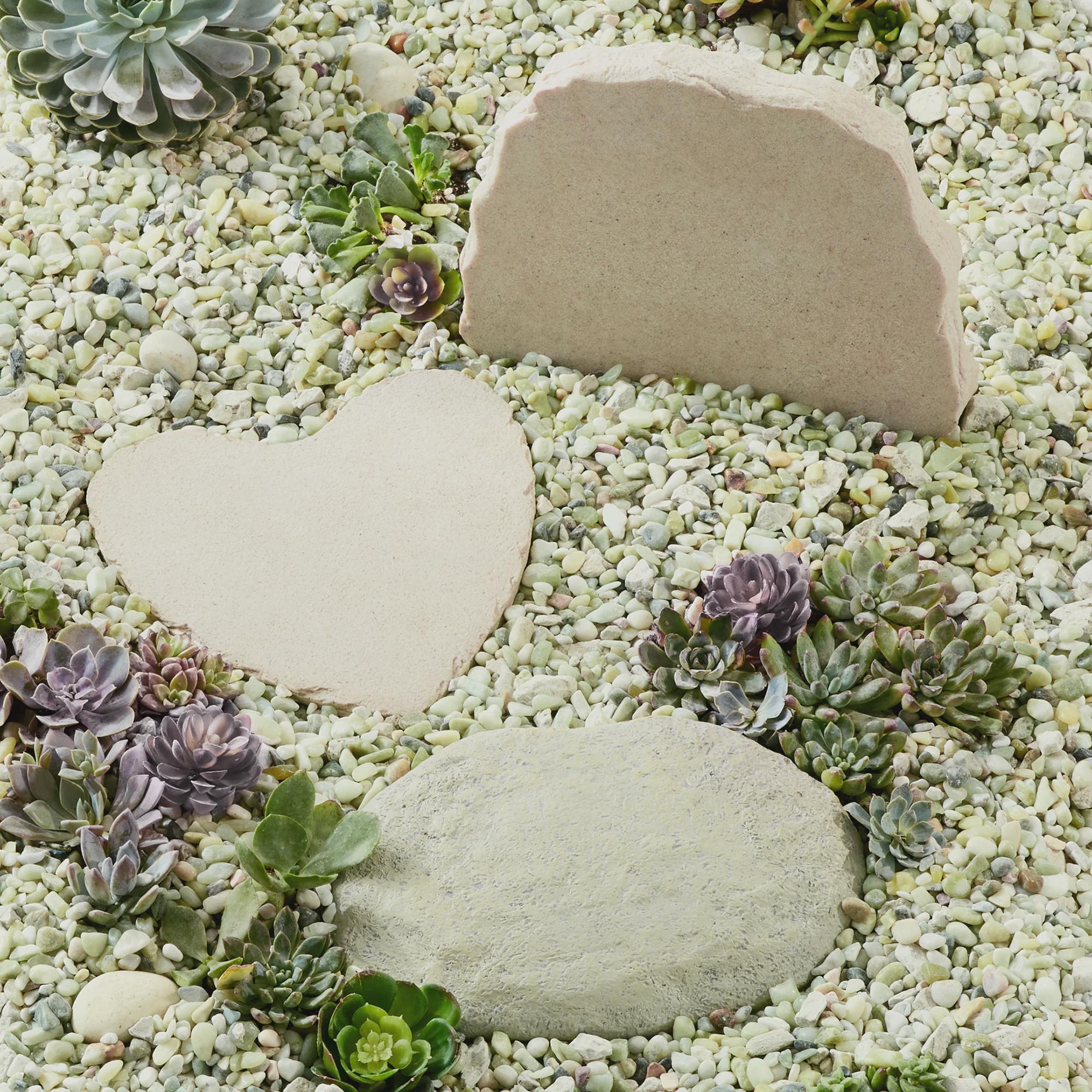 Personalized Love Blooms Here Standing Garden Stone – Custom Outdoor ...