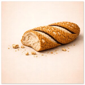 Baguette Wall Art, Bakery Poster, Minimalist Food Print
