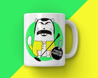 RockCats Rockstar Music Cat Mug