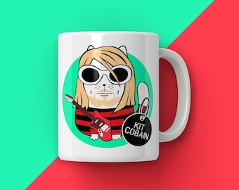 RockCats Grunge Cat Mug